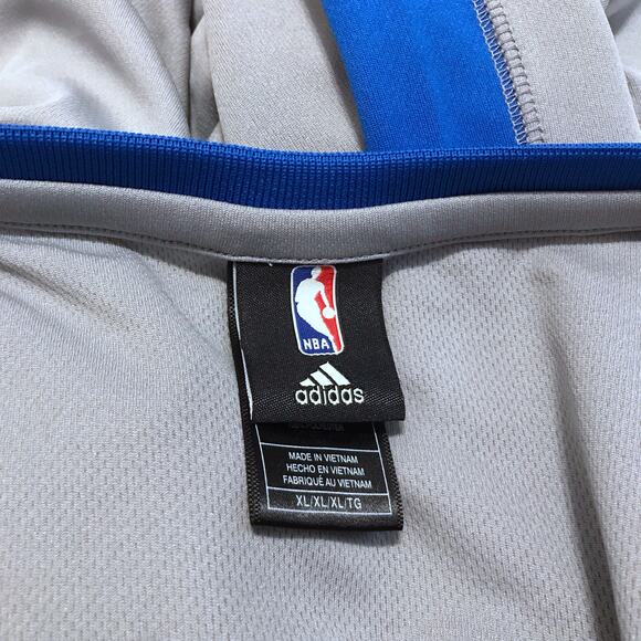 Adidas NWOT NBA Heather Grey, White and Blue Jersey Women XL - Picture 12 of 14